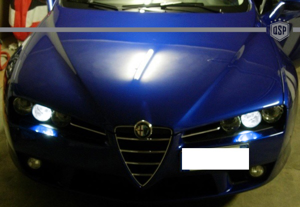 2x Luci di Posizione a LED per Alfa Romeo 146, Lampadine T10 W5W 6500K  Bianco Ghiaccio