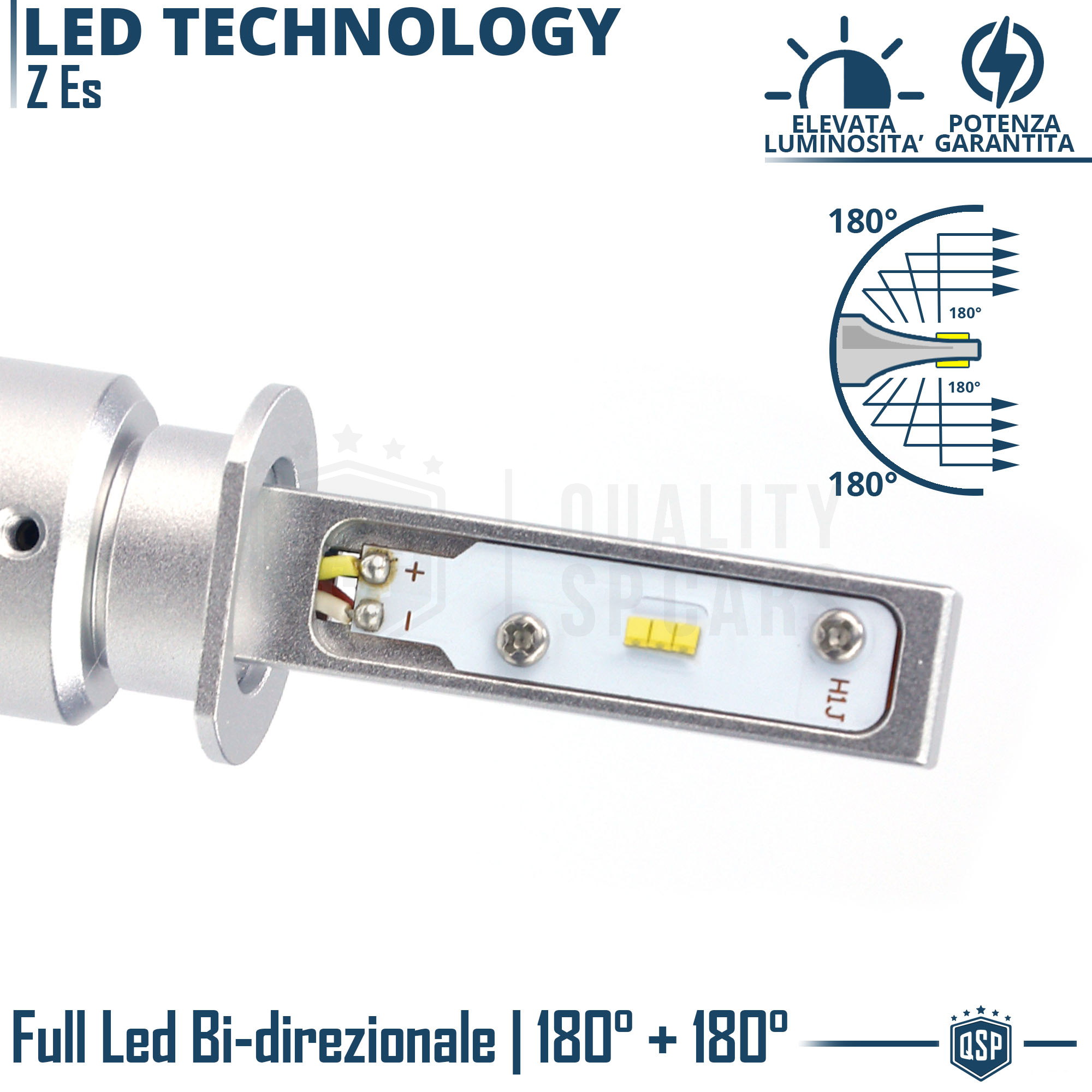 Kit Full LED H7 a GRADAZIONE REGOLABILE, 6500K 8000LM