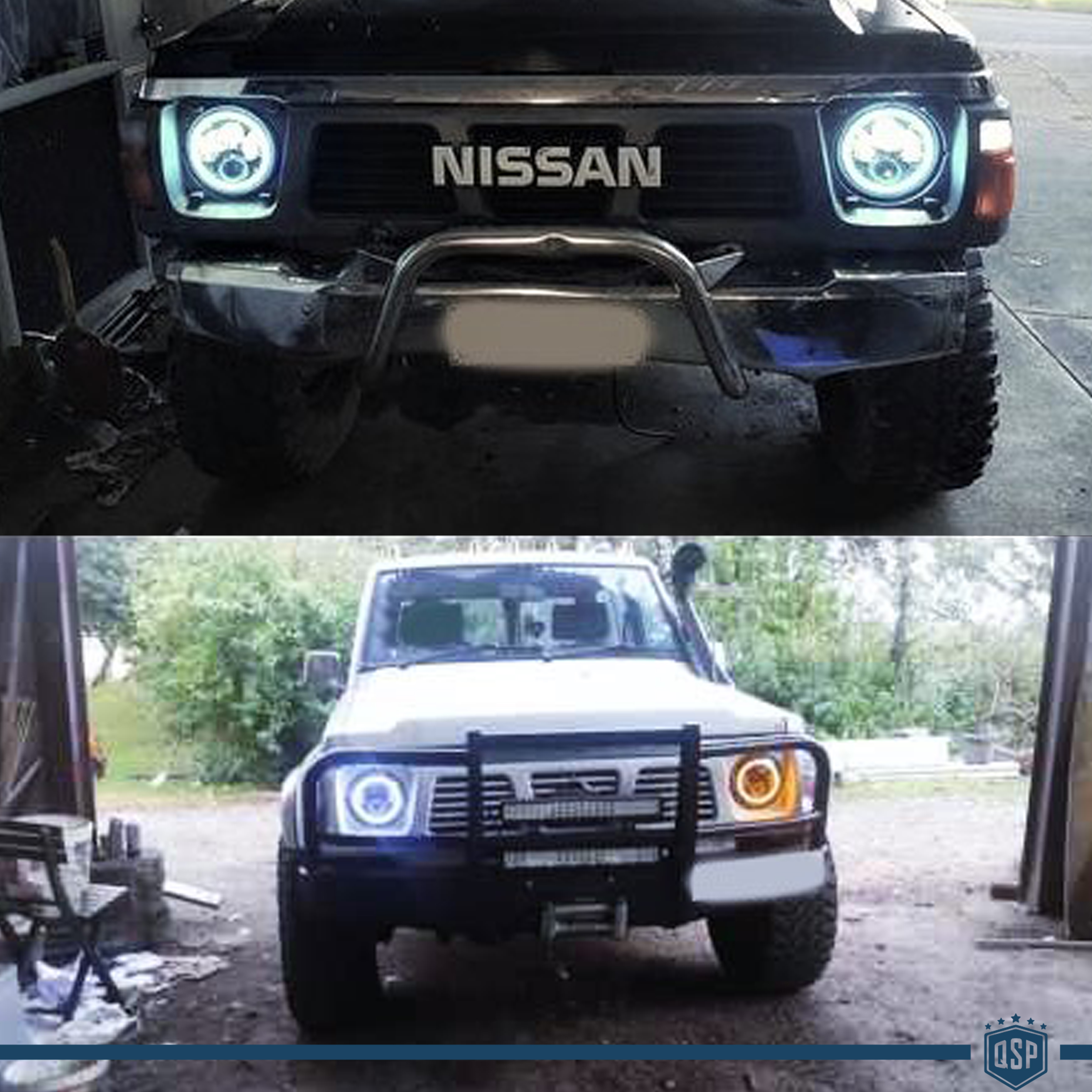 Fari LED universali per fuoristrada 7 pollici 4x4 offroad